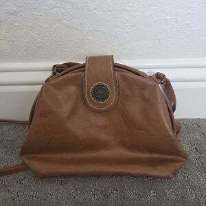 Vintage Brown Leather Women's Bag
